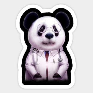 DOCTOR PANDA Sticker